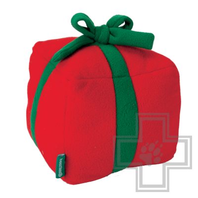 Beeztees Игрушка "Рождественский подарок", красный