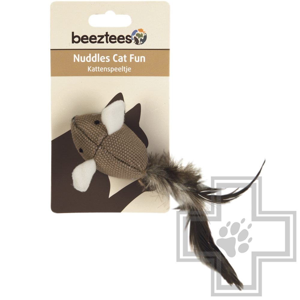 Beeztees Игрушка для кошек Плюшевая мышь