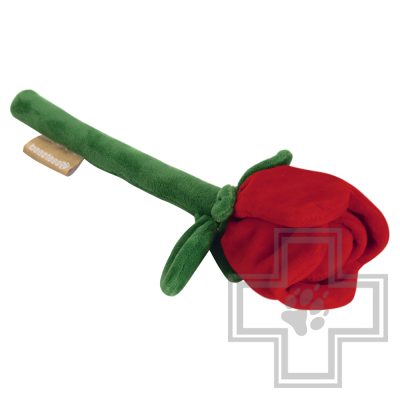 Beeztees Игрушка для собак плюшевая "Красная роза"