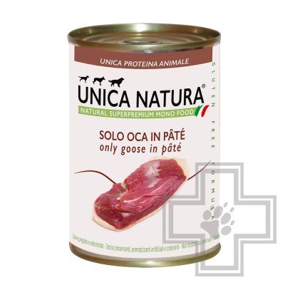 Unica Natura Консервы для собак Паштет из гусятины
