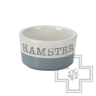 Beeztees DOKI Миска для хомяков керамическая, синяя