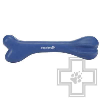 Beeztees Кость резиновая твердая №04 синяя