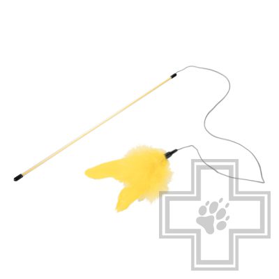Beeztees Удочка для кошек NOBIL, желтая