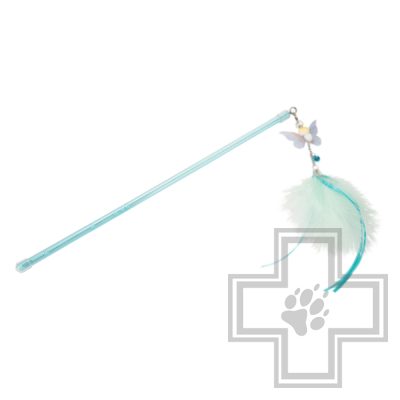 Beeztees Удочка для кошек LIZA регулирующаяся, мята