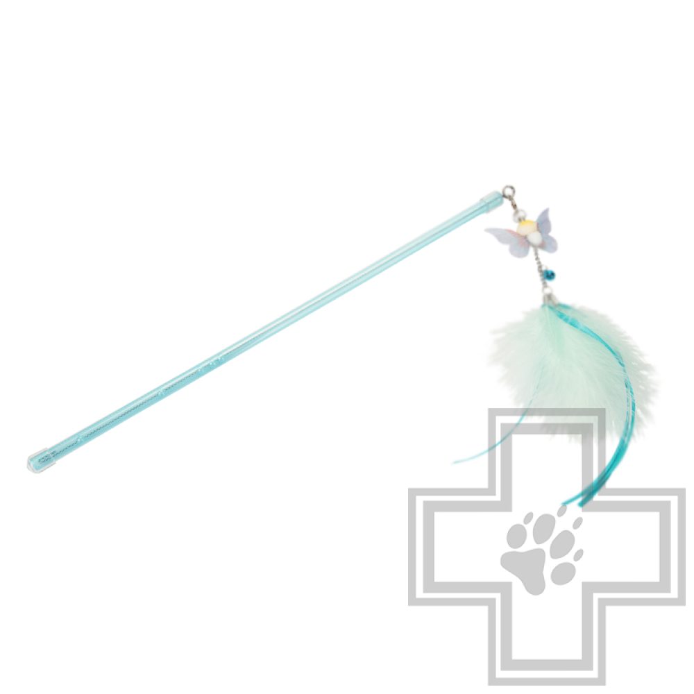 Beeztees Удочка для кошек LIZA регулирующаяся, мята