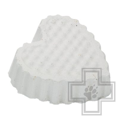 Beeztees Камень для грызунов белый в форме сердца