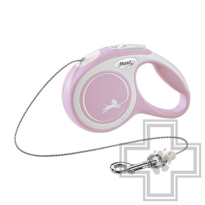 Flexi New Comfort Поводок-рулетка тросовая XS Flexi New Comfort Поводок-рулетка тросовая XS