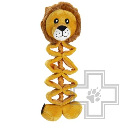 Beeztees Игрушка для собак Лев Lio оранжевый
