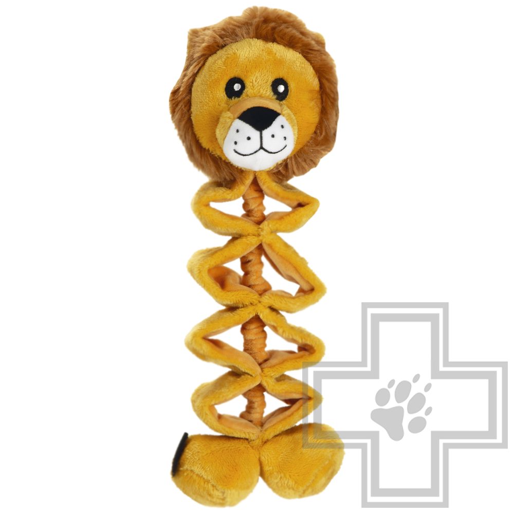 Beeztees Игрушка для собак Лев Lio оранжевый