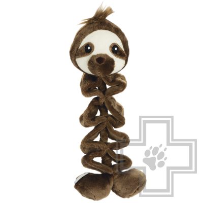 Beeztees Игрушка для собак Ленивец Renzo коричневый