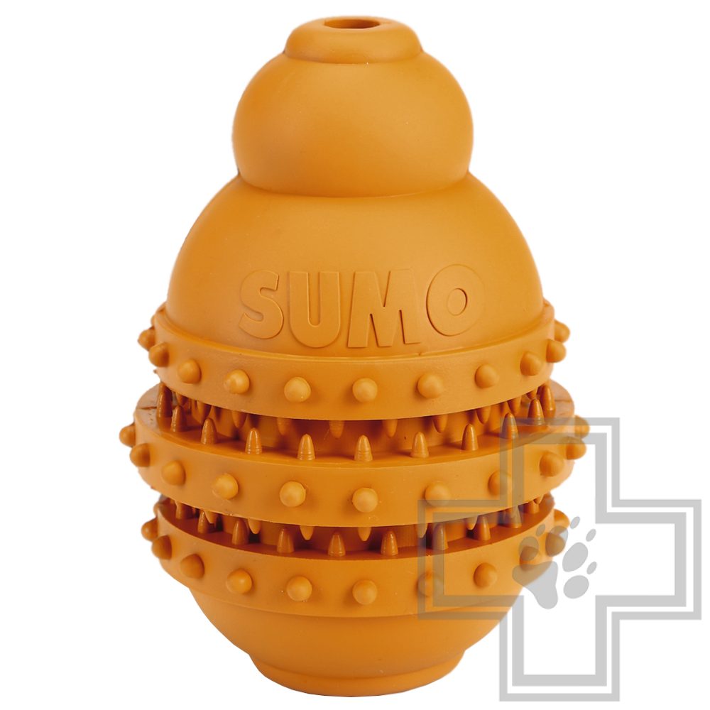 Beeztees Игрушка для собак Sumo PLAY DENTAL M оранжевая