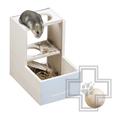 Beeztees Домик игровой для грызунов EXY MINT