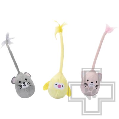 Beeztees Игрушка для котят плюшевая LOENA (цена за 1 игрушку)