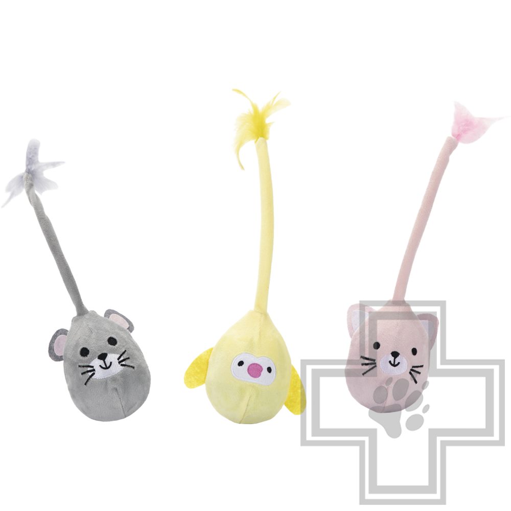 Beeztees Игрушка для котят плюшевая LOENA (цена за 1 игрушку)