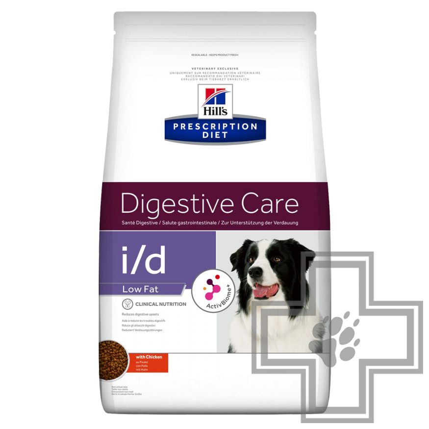 Hill's PD i/d Корм-диета для собак для поддержания здоровья пищеварения и поджелудочной железы
