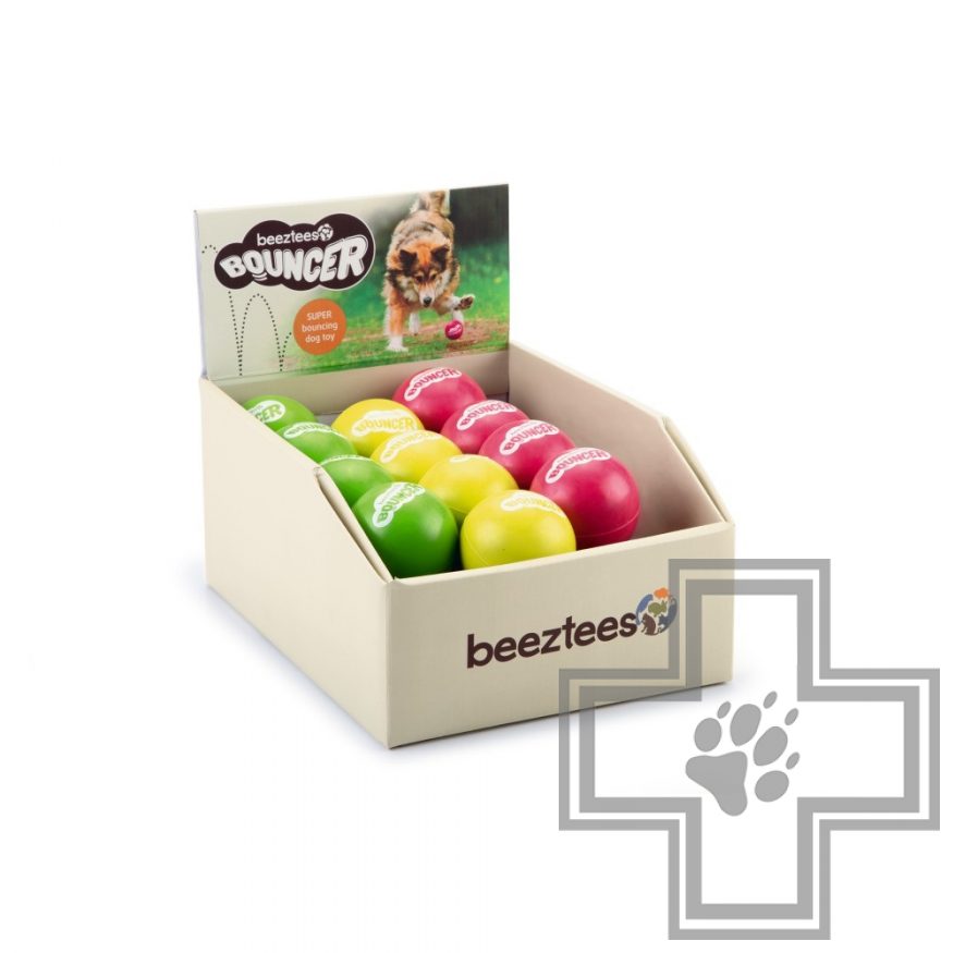 Beeztees Игрушка для собак Мяч резиновый "Bouncer" (цена за 1 игрушку)
