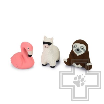 Beeztees Игрушка для собак "Животные Beeztees" (цена за 1 игрушку)