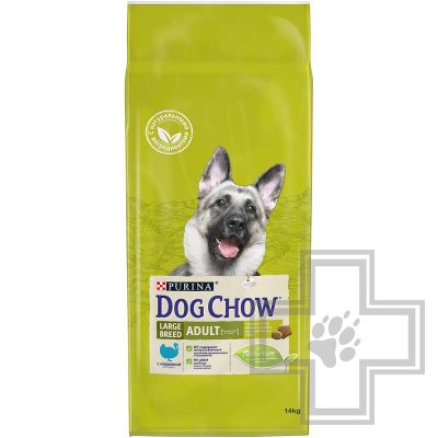 Dog Chow Large Breed Adult Корм для взрослых собак крупных пород, с индейкой