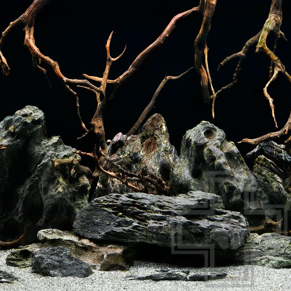 BARBUS Фон двухсторонний Морская лагуна/Натуральная мистика (цена за 1 метр)