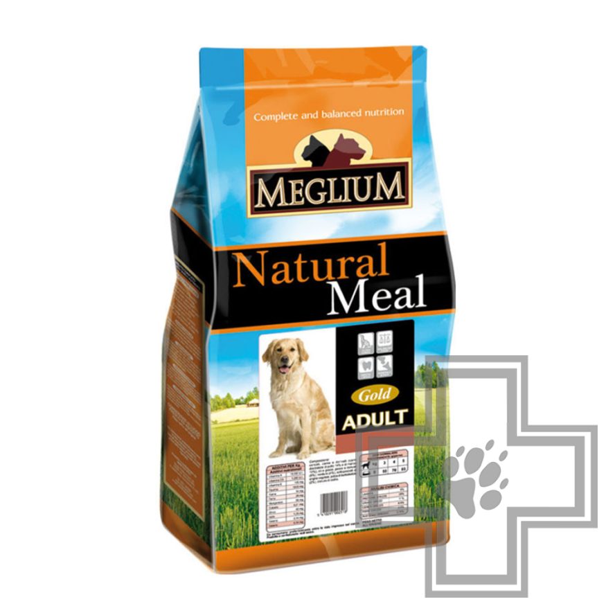 Meglium Natural Meal Gold Adult Корм для взрослых собак всех пород, с говядиной