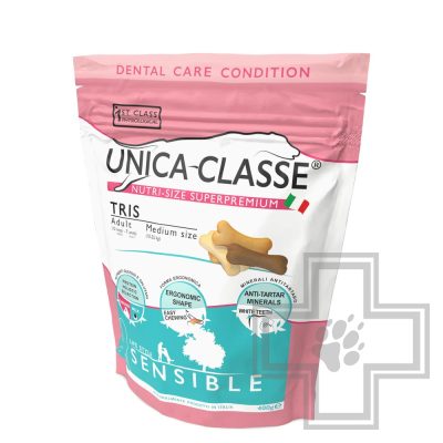 Unica Classe Adult Tris Sensible Печенье для взрослых собак средних пород