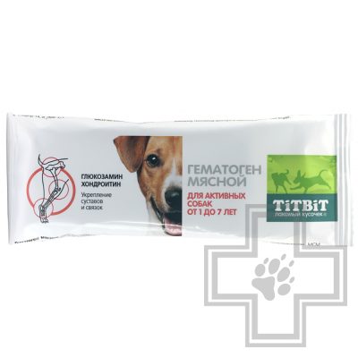 TiTBiT Гематоген мясной для активных собак от 1 до 7 лет