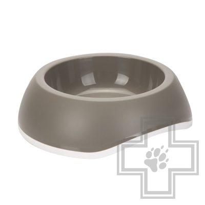 Beeztees Delice Миска пластиковая, серая (цена за 1 миску)