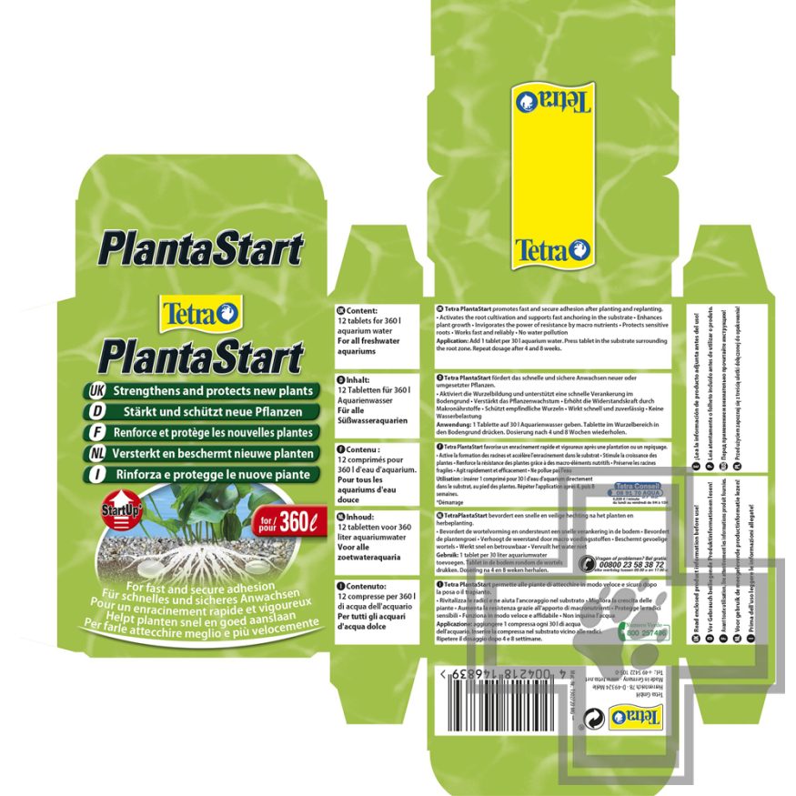 Tetra PlantaStart Удобрение для растений Tetra PlantaStart Удобрение для растений