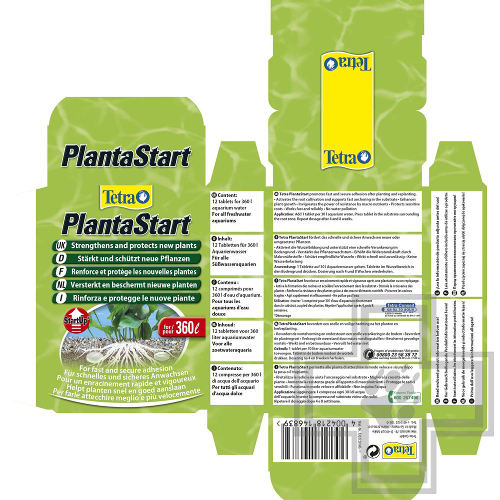 Tetra PlantaStart Удобрение для растений