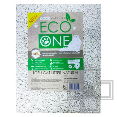ECO ONE Наполнитель тофу для кошачьего туалета, натуральный