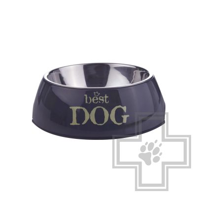 Beeztees Best Dog Миска меламиновая, синяя, 18 см