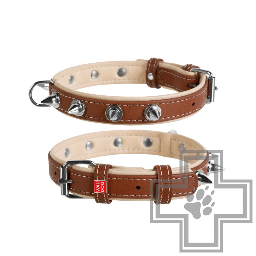 COLLAR WAUDOG SOFT Ошейник с шипами для собак, 25 мм