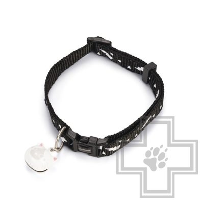 Beeztees Ошейник нейлоновый для кошек THUNDER, 10 мм