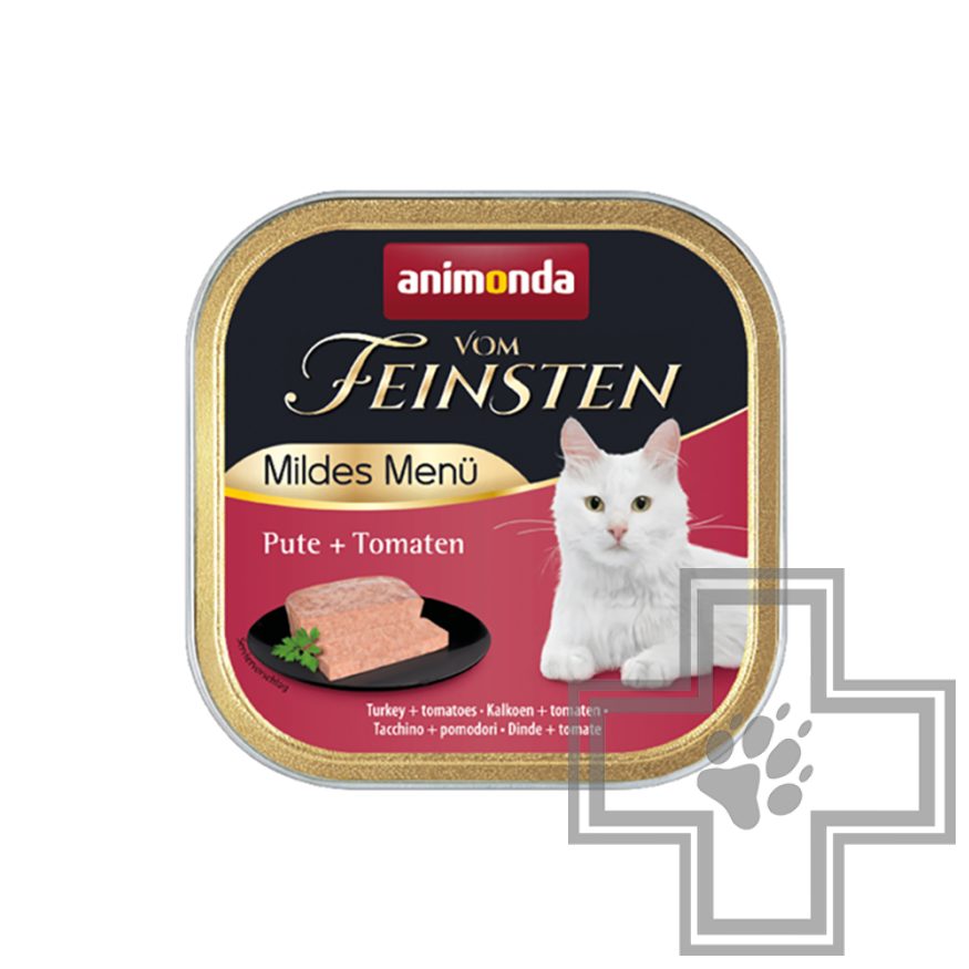 Vom Feinsten Консервы для взрослых кошек, с индейкой и помидорами Vom Feinsten Консервы для взрослых кошек, с индейкой и помидорами