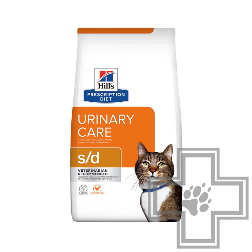 Hill's PD s/d Urinary Care Корм-диета для кошек при профилактике мочекаменной болезни, с курицей