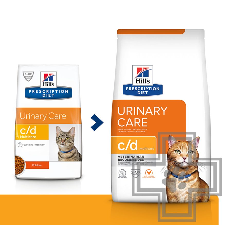 Hill's PD c/d Multicare Корм-диета для кошек при урологическом синдроме, с курицей Hill's PD c/d Multicare Корм-диета для кошек при урологическом синдроме, с курицей