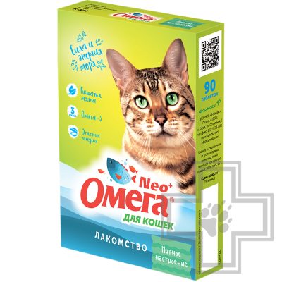 ОМЕГА NEO с кошачьей мятой для кошек