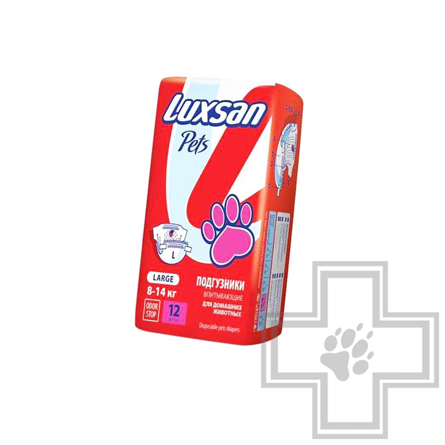 Luxsan Pets Premium Large 8-14 кг Подгузники для животных