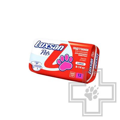 Luxsan Pets Premium Large 8-14 кг Подгузники для животных