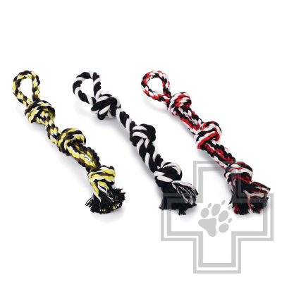 Beeztees Игрушка Веревка с тремя узлами для собак (цена за 1 игрушку)
