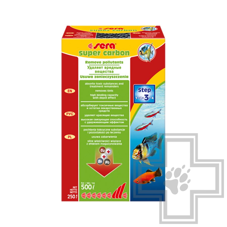 Sera Super Carbon Наполнитель для фильтра, с активированным углем