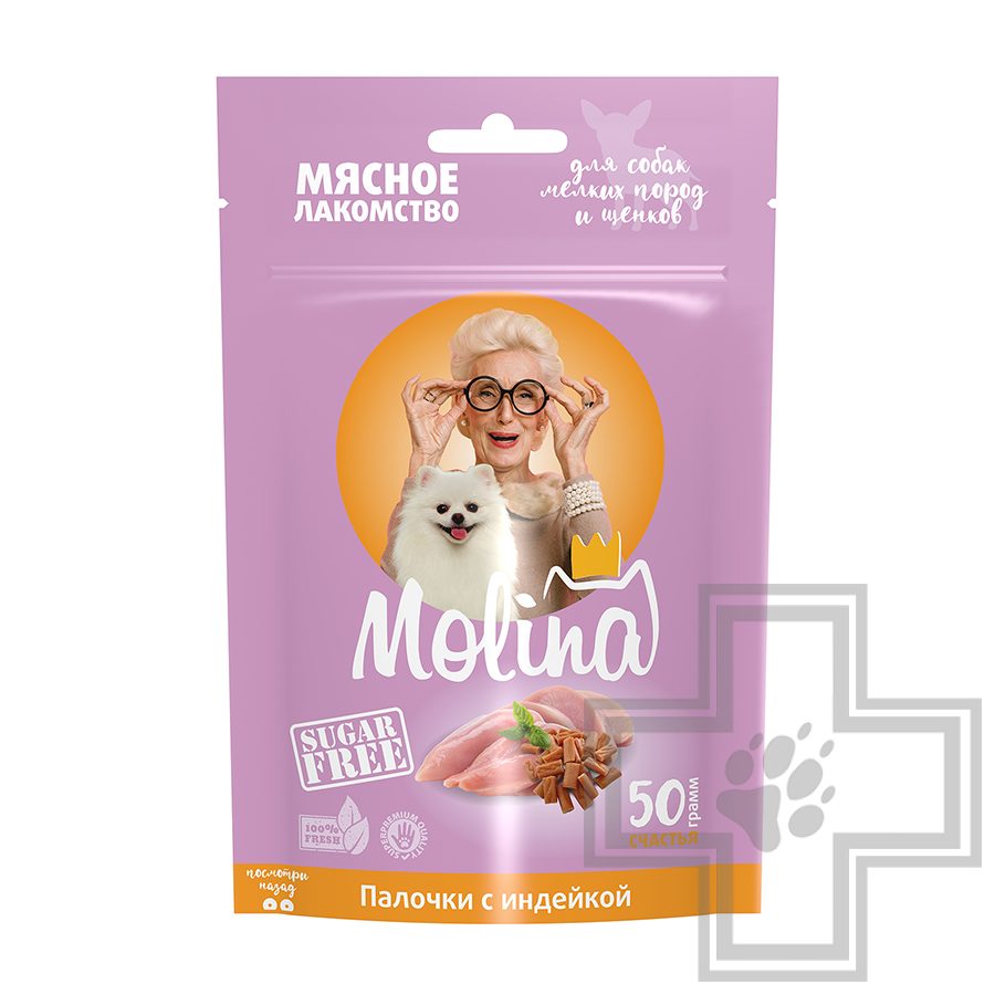Molina Палочки с индейкой для собак мелких пород и щенков