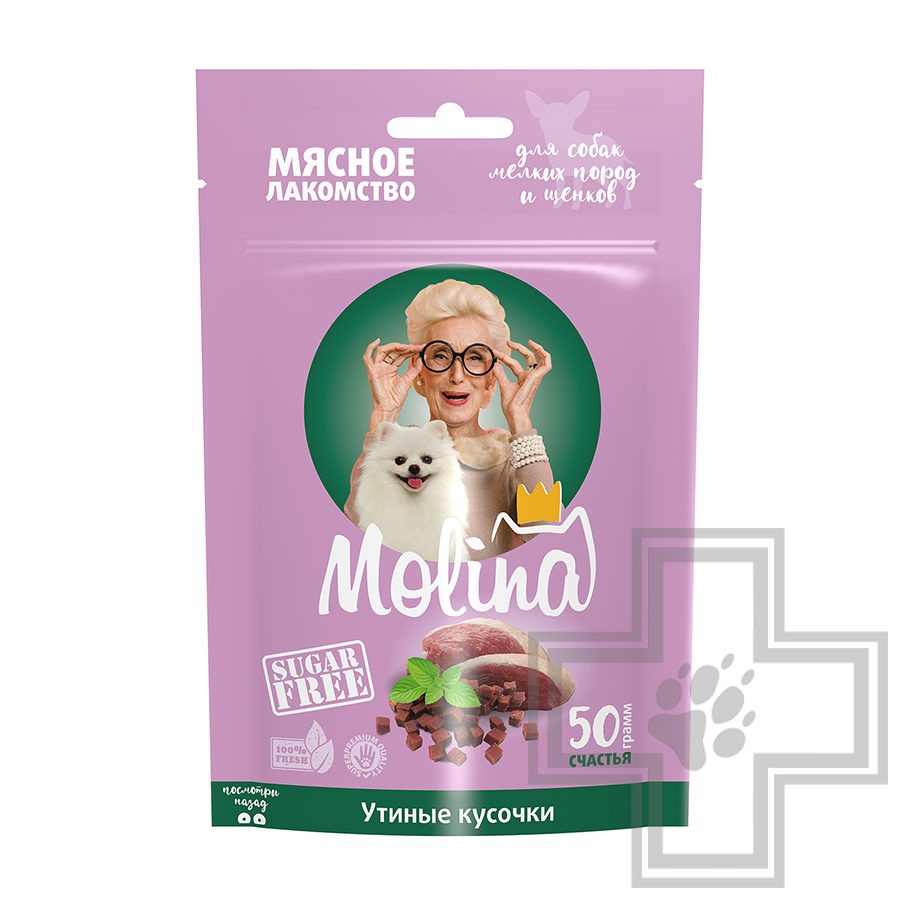 Molina Утиные кусочки для собак мелких пород и щенков
