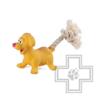 Triol Игрушка для собак мелких пород "Собачка с веревкой"