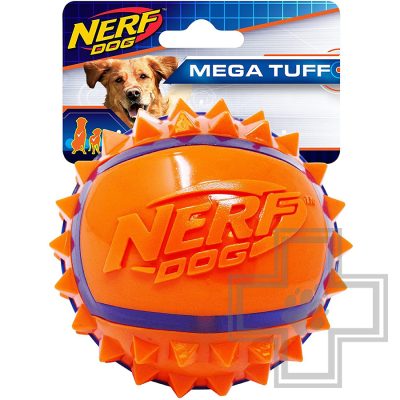 Nerf Игрушка для собак Мяч из термопластичной резины с шипами