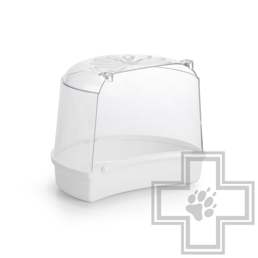 Beeztees 75031 Ванночка для птиц пластиковая Miami, белая