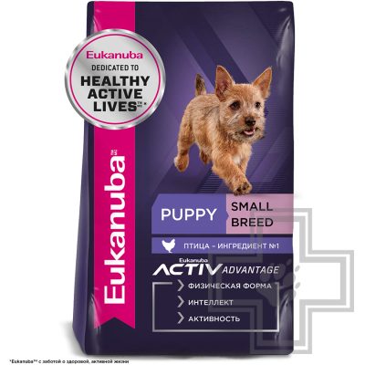 Eukanuba Puppy Small Breed Корм для щенков мелких пород, с птицей