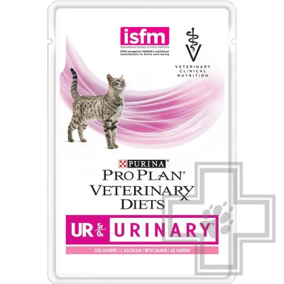 Pro Plan VD UR Пресервы для кошек при мочекаменной болезни, с лососем