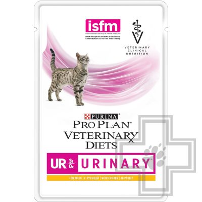 Pro Plan VD UR Пресервы для кошек при мочекаменной болезни, с курицей