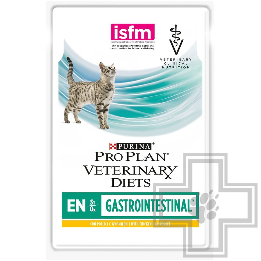Pro Plan VD EN Пресервы для кошек при нарушении пищеварения, с курицей